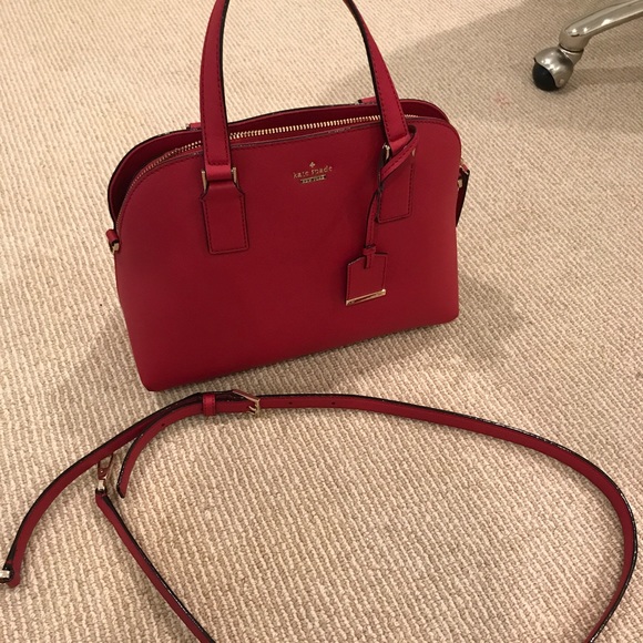 Red kate spade bag